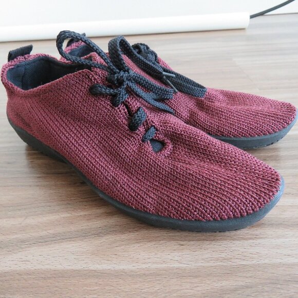 ARCOPEDICO LS Knit Sneaker Walkings Shoes in Bordeaux - Size EU 36 / US 5.5 - Picture 4 of 14
